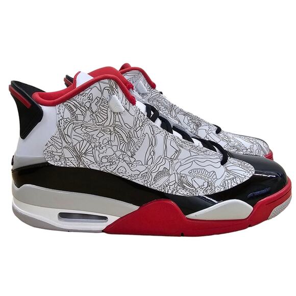 NWT Nike Air Jordan Shoes Men's Size 9 Dub Zero Bred White Red Black
